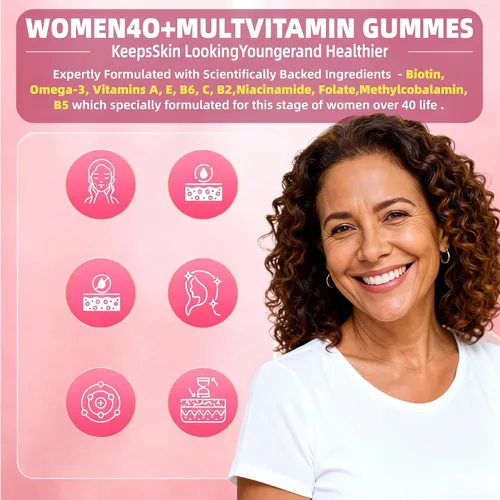 Miniatura 7 de Multivitamínico para mujeres de 40 años o más con omega-3, niacinamida, complejo B, luteína, hierro, colina, fosfatidilserina, vitamina D3