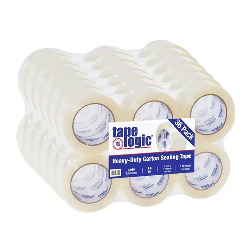 Miniatura 8 de Tape Logic Cinta de embalaje acrílica transparente de 2 pulgadas x 110 yardas, 2.6 mil de grosor, paquete de 6 rollos, para embalaje, envío