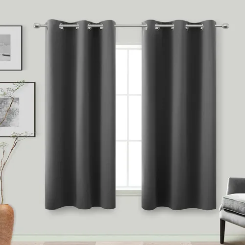 Miniatura 145 de Cortinas opacas de 72 pulgadas extra anchas para dormitorio, puerta corrediza de vidrio y patio, 2 paneles con ojales para oscurecer ventana grande