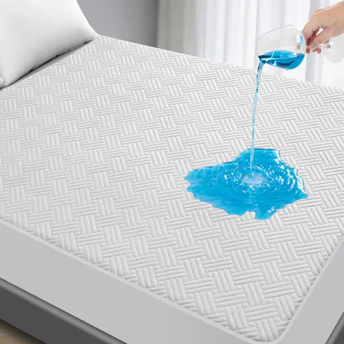 GOPOONY Protector de colchón impermeable tamaño completo - Transpirable, silencioso, ultrasuave, cubierta de cama, funda protectora de colchón con