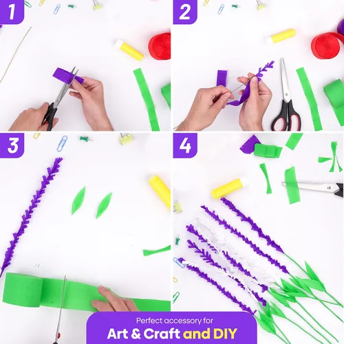 Miniatura 6 de 12 rollos de serpentinas de arcoíris únicos, paquete de 12 rollos de papel crepé arcoíris únicos de 984 pies para decoraciones de fiestas, Multicolor