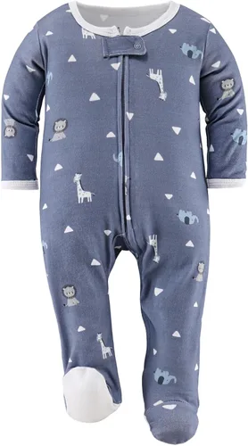Miniatura 6 de The Peanutshell Pijama con pies para bebés niños, para dormir y jugar, paquete de 3