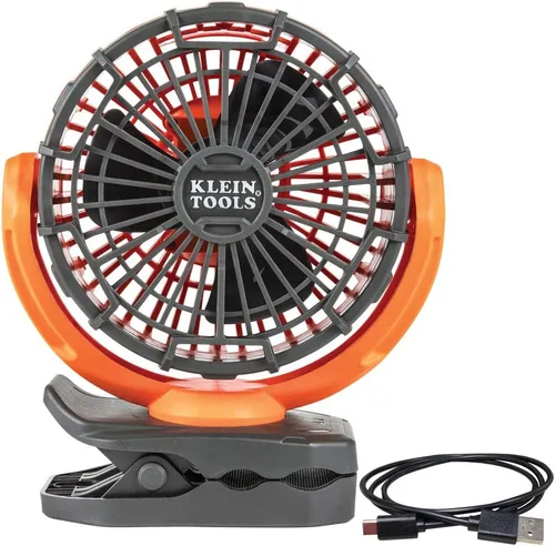 Miniatura 2 de Klein Tools Ventilador personal con opciones de montaje (PJSFM1) y altavoz Bluetooth (AEPJS1)