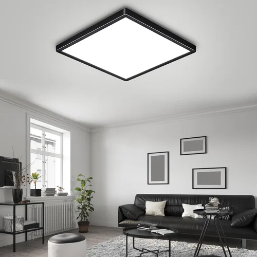 Miniatura 9 de Lámpara de techo LED empotrada de 12 pulgadas, 24 W, 3000 K/4000 K/6000 K, luz de techo LED ajustable, 2800 lm para dormitorio, cocina, pasillo
