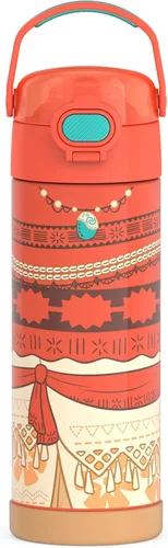 Miniatura 49 de THERMOS FUNTAINER Botella de acero inoxidable con aislamiento al vacío de 16 onzas con tapa ancha de canalón, Rosa Neón