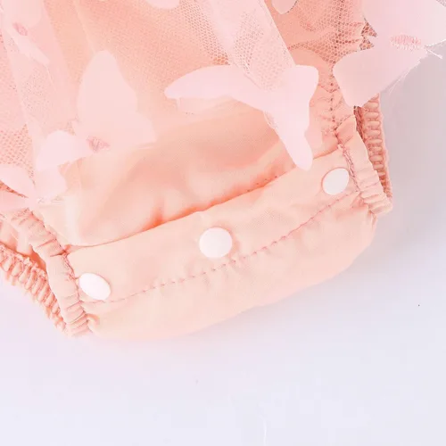 Miniatura 7 de Newborn Baby Girl 1st Birthday Outfit Floral Lace Tulle Romper Tutu Dress Headband Infant Princess Summer Clothes