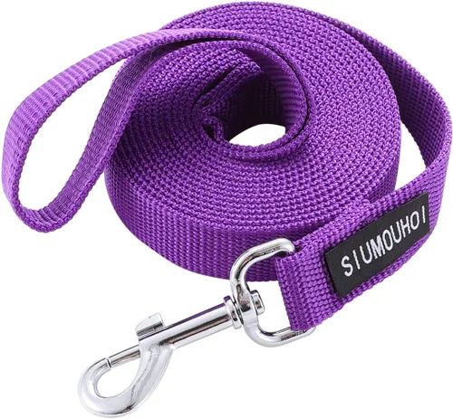 Miniatura 11 de Correa de entrenamiento de nailon resistente y duradera, cuerda de tracción de 1 pulgada de ancho, 6 pies de largo, para perros pequeños y medianos