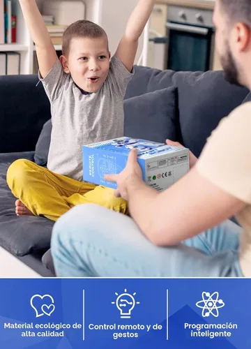 Miniatura 8 de Juguetes robot para niños, control remoto programable, inteligente, para caminar, bailar, robot con gesto y detección para niños de 4, 5, 6, 7, 8