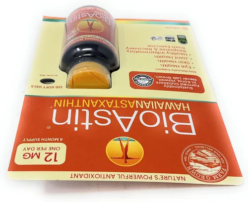 Miniatura 6 de BioAstin Astaxantina hawaiana 12 mg, 120 geles blandos