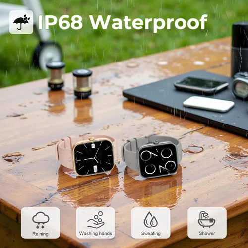 Miniatura 7 de MFVLP Smart Watch for Men Women, 1.83" HD Touchscreen Fitness Watch with Bluetooth Call&Message Notifications, 110+Sport Modes, 24/7 Heart