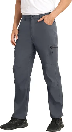 Miniatura 2 de Pantalones cargo para hombre, impermeables, de secado rápido, para senderismo, viajes, pesca, con 5 bolsillos