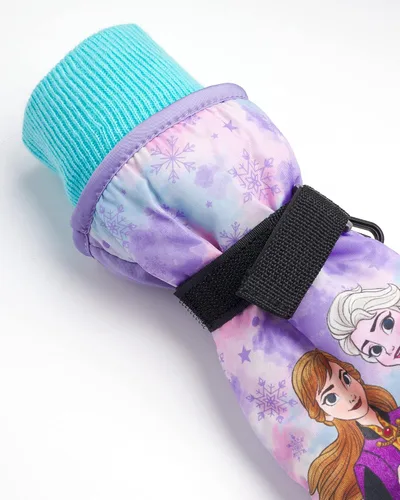 Miniatura 4 de Disney Guantes de esquí de nieve aislados de invierno para niñas, Minnie Mouse o Frozen II Elsa & Anna (niñasniñas)