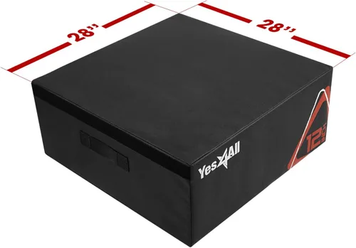 Miniatura 2 de Yes4All Caja pliométrica ajustable de espuma suave, entrenador de saltos - Para ejercicios pliométricos y acondicionamiento, múltiples variaciones