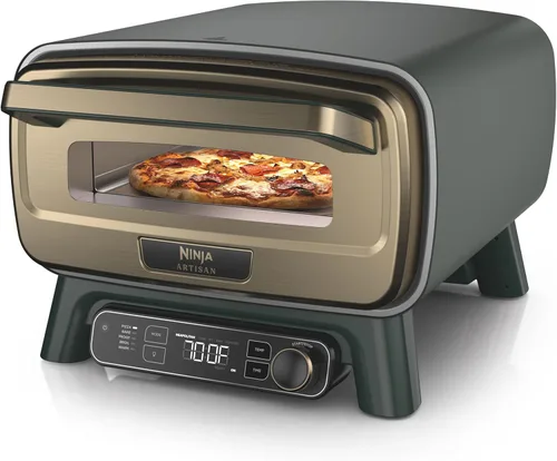Miniatura 11 de Ninja Artisan MO201BL1 - Horno de pizza para exteriores, 12 pulgadas, pizza de 3 minutos, napolitano, corteza fina, New York Chicago, personalizado