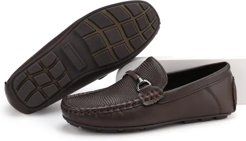 Miniatura 29 de JABASIC Mocasines Penny para niños, estilo casual, sin cordones, zapatos de vestir para niños