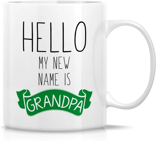 Miniatura 10 de Retreez Taza divertida – The Best Dads Get Promoted to Grandpa - Tazas de café de cerámica de 11 onzas – Regalos de cumpleaños divertidos