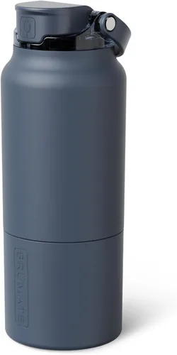 Miniatura 47 de BrüMate Rise - Botella de agua de 18 onzas con popote de silicona cubierto Botella de agua para niños aislada 100% a prueba de fugas Base apta