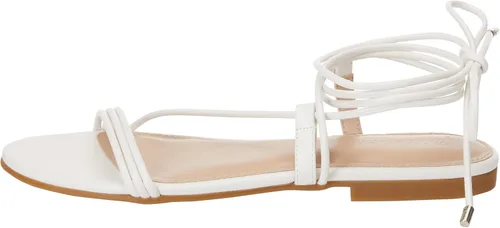 Miniatura 7 de The Drop Sandalias planas Samantha con cordones para mujer
