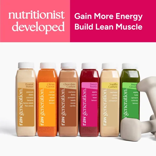 Miniatura 4 de Raw Generation Limpia para 2 – Dos limpiezas de proteínas de 5 días para ti y un compañero Limpieza de jugo de alto contenido en proteínas