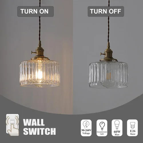 Miniatura 5 de Luces colgantes para isla de cocina, accesorios de iluminación de vidrio soplado a mano, modernos accesorios de iluminación de casa de campo