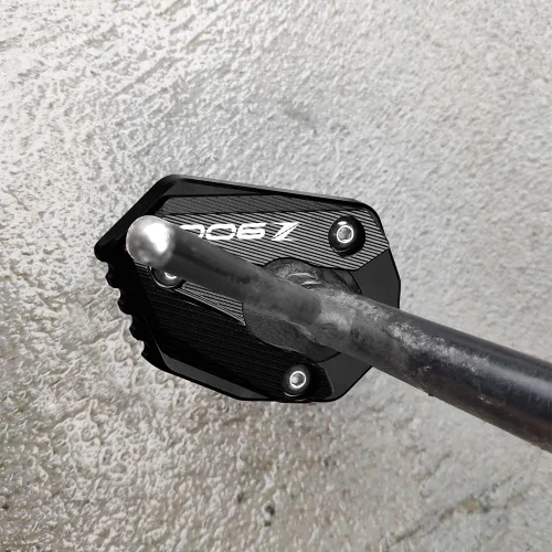 Miniatura 2 de Compatible con Z900 2017-2022 Placa de extensión de soporte CNC para motocicleta, soporte lateral, almohadilla z 900 z900, accesorios (negro)