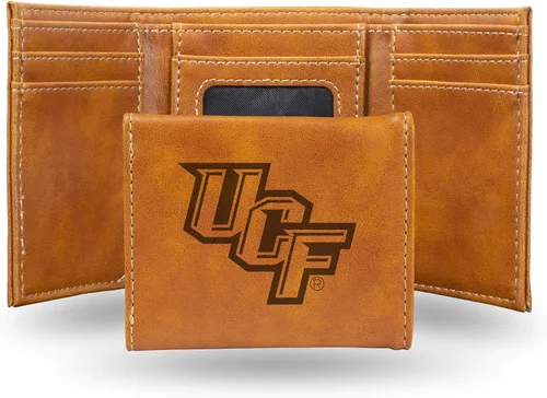 Miniatura 75 de NCAA Rico Industries - Billetera triple grabada con láser, con grabado láser, accesorio para hombre
