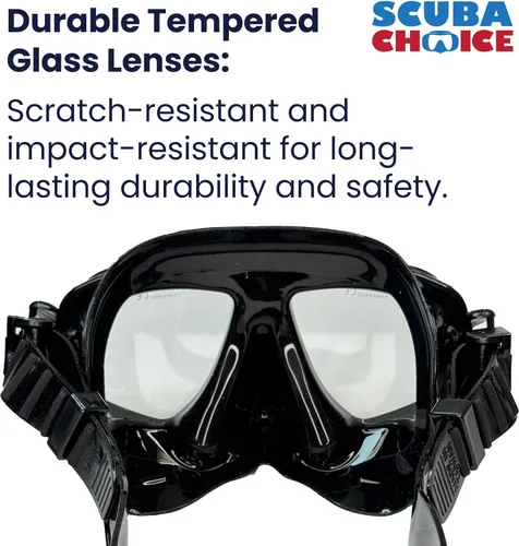 Miniatura 5 de Palantic M36 - Lentes de lector de máscara de snorkel de silicona para esnórquel y buceo, gafas antivaho con diseño de visión amplia para claridad