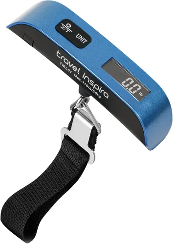 Miniatura 2 de travel inspira Báscula de equipaje, báscula digital de equipaje, báscula de equipaje, 110 libras110.2lbs, batería incluida, Báscula digital