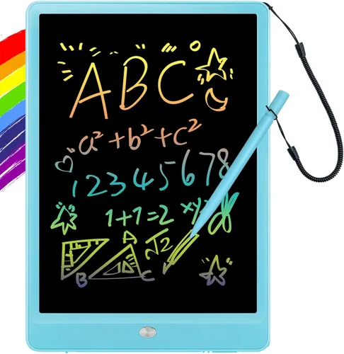 ORSEN Tableta de escritura LCD de 10 pulgadas para niños, almohadilla de dibujo colorida y juguete educativo, regalo para niños y niñas de 3 a 6 años
