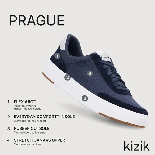Miniatura 3 de Kizik Women's Prague Court Style Slip On Sneakers