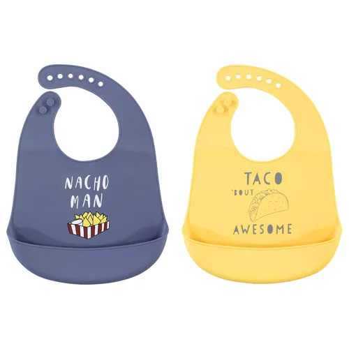 Miniatura 42 de Baberos Hudson Baby de silicona unisex para bebé Mariscos