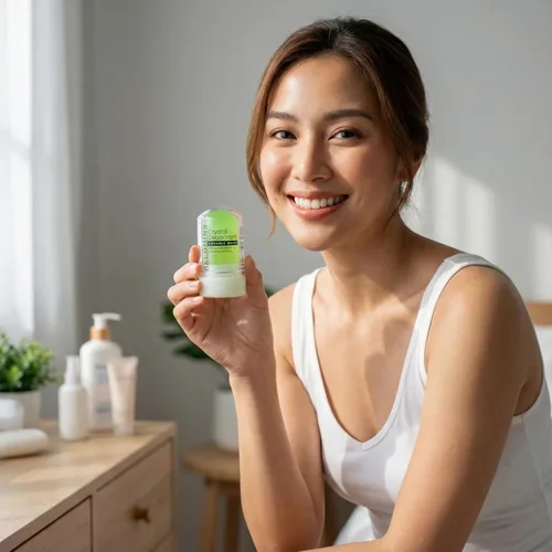 Miniatura 8 de Relumins Desodorante de cristal de aloe vera, sal mineral totalmente natural, no mancha, no irritante, sin aluminio, desodorante hidratante
