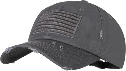 Miniatura 69 de IIN Gorra de béisbol con bandera estadounidense para hombres y mujeres, de perfil bajo, militar, militar, militar, para papá