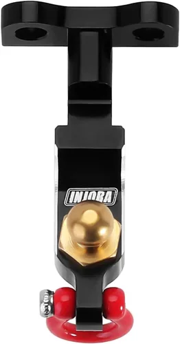 Miniatura 5 de INJORA Receptor de enganche de caída de 0.11 oz, enganche de aluminio CNC para 1/18 RC Crawler TRX4M actualización, 2