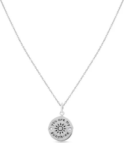 Miniatura 2 de LeCalla Collar con colgante de inspiración de plata de ley con cadena de cable para mujeres y adolescentes