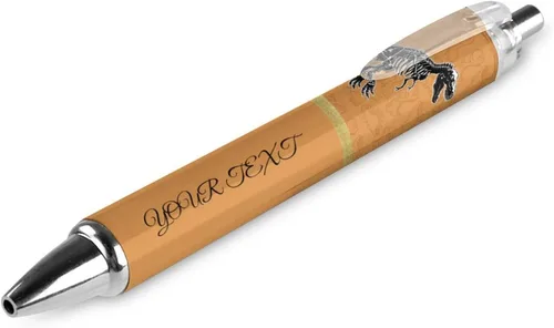 Bolígrafos de dinosaurio personalizados con punta de lápiz capacitivo, bolígrafos grabados personalizados con nombre y logotipo de texto de masaje,