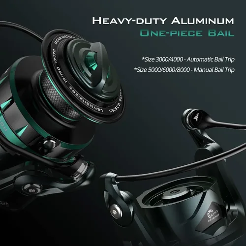 Miniatura 5 de KastKing Kapstan Elite Saltwater Spinning Fishing Reel, Up to 55LBs Max Drag, IPX6 Waterproof & Corrosion-Resistant Bearing System - Ideal Fishing