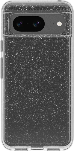 Miniatura 3 de OtterBox Funda transparente para Google Pixel 8 Symmetry Series - STARDUST (transparente/brillante), ultra elegante, compatible con carga