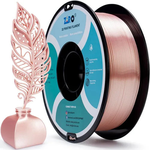 Miniatura 21 de ZIRO Filamento PLA fluorescente de 0.069 pulgadas, luminoso solo por luz UV, filamento de impresora 3D de efecto brillante, carrete de 2.2 libras