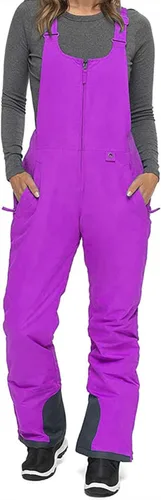 Miniatura 25 de Baberos de nieve para mujer, impermeables, aislados, para esquí, snowboard, invierno, cálidos, overoles, trajes de nieve Ripstop