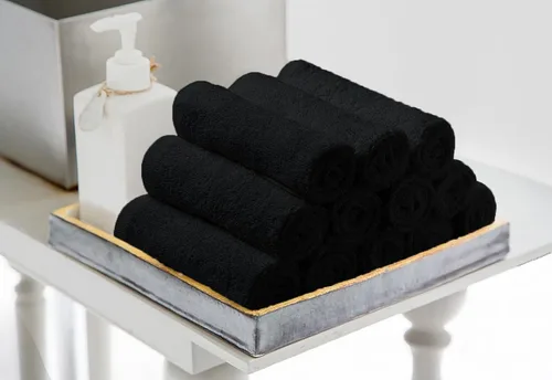 Miniatura 4 de Avalon Towels Toallitas de Algodón – (Paquete de 60) Tamaño 12x12 Pulgadas, 100% Algodón Hilado en Anillo, Toallitas Faciales Suaves y Absorbentes