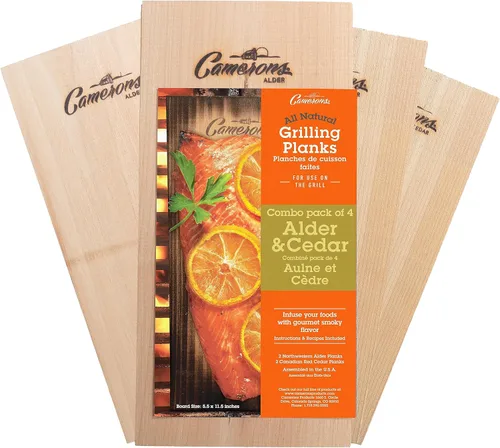 Miniatura 16 de Tablones para asar – Paquete de 2 tablas de cedro – Cedro occidental premium de 5.5 x 11.5 pulgadas para salmón a la barbacoa, mariscos, filetes