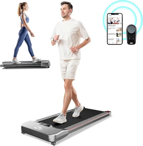 Egofit Walker Pro/Plus - Cinta de correr para debajo del escritorio para trabajar desde casa, caminadora compacta solo para caminar con inclinación