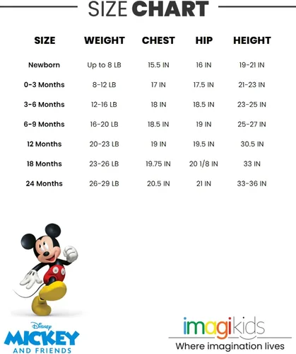Miniatura 7 de Disney Classics Mickey Mouse Winnie the Pooh Baby Hoodie Bodysuit and Pants 3 Piece Outfit Set Newborn to Infant