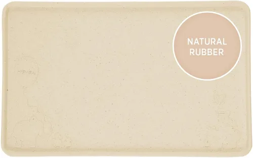HEVEA Mantel individual de goma natural para niños, alternativa a la silicona y el plástico con material reciclado, seguro para niños con divertidos