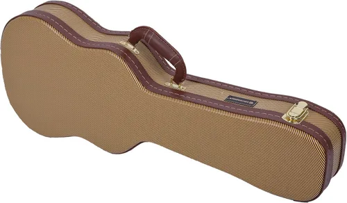 Miniatura 2 de Crossrock Estuche de madera rígida para ukelele tenor, tweed de vinilo (CRW620TUTW)