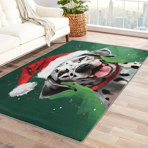 Miniatura 28 de Alfombra de oso de 2 x 3 pies, alfombra de Navidad para entrada, sala de estar, dormitorio, alfombra de animales salvajes, decoración de habitación