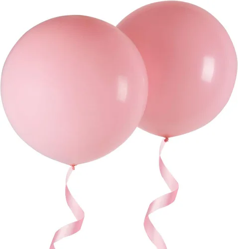 Miniatura 15 de Globos redondos gigantes de 36 pulgadas, paquete de 6 globos de látex negros para sesiones de fotos, bodas, baby shower, decoraciones de fiesta