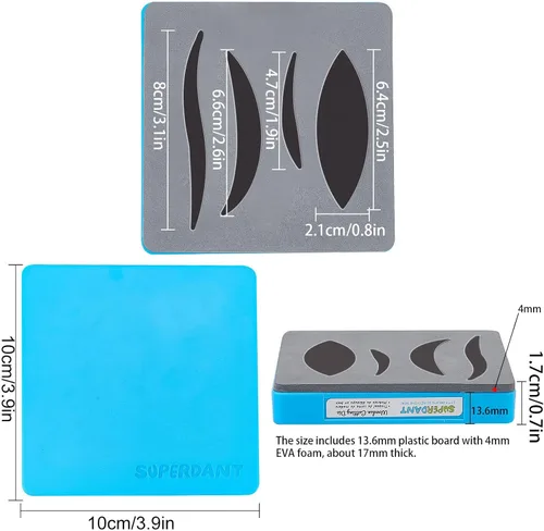 Miniatura 2 de SUPERDANT Aretes de borla de cuero con hojas de sauce troqueladas de madera para llavero, plantilla de molde de corte para manualidades