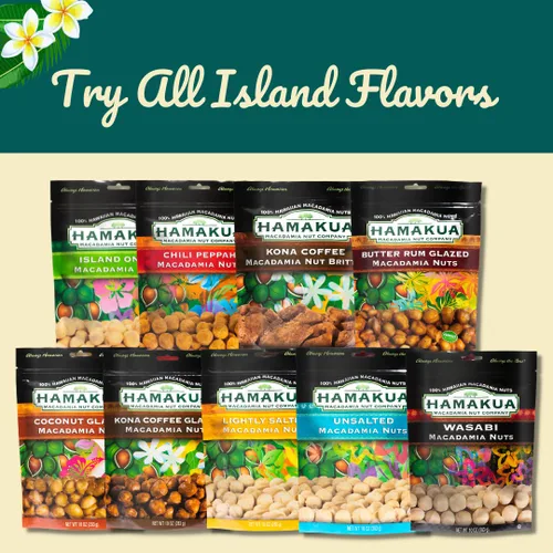 Miniatura 5 de Hamakua Macadamia Nuts – Coco glaseado dulce – Cultivado en Hawai saborizado seco tostado medio y macadamia entera – Nueces de macadamia grandes